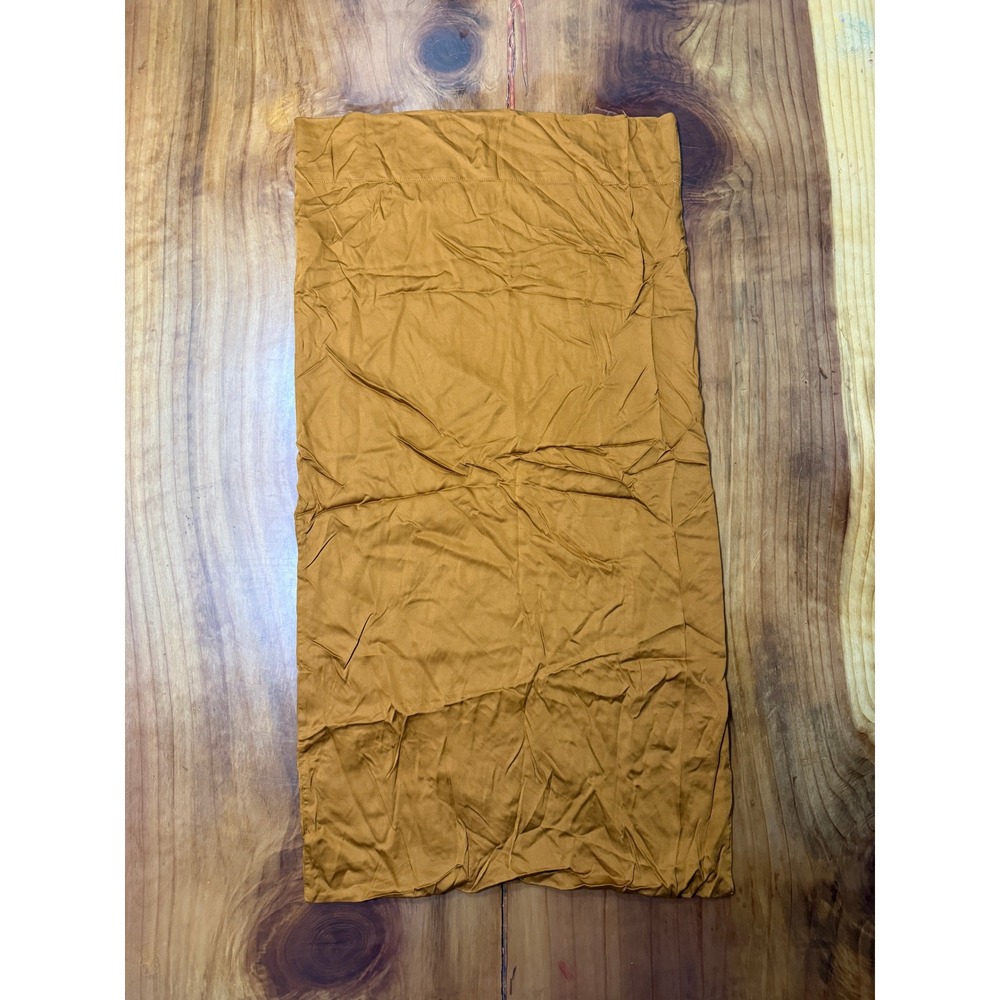 Quince Pillow Case Lot of 2 Viscose Bamboo Terracotta Orange King 20 x 40 B4-13 - Picture 2 of 7